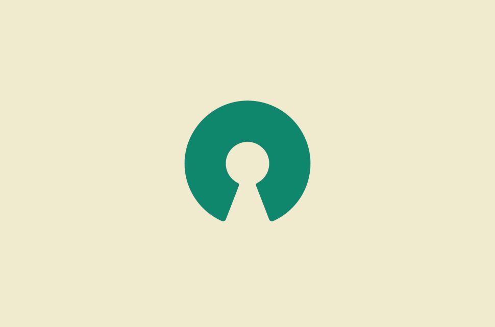 Open Source Initiative logo.