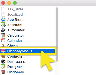 double-click on cleanmymac3