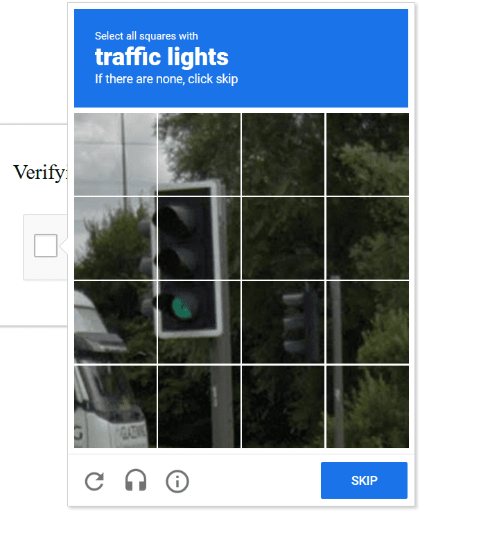 An example of an image-based CAPTCHA.