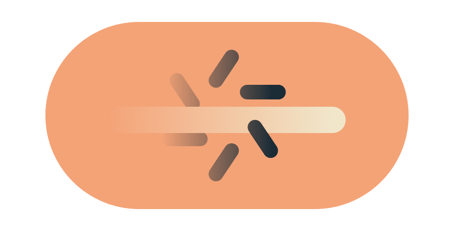 Pyyhkäisyliike puskurointikuvakkeen läpi havainnollistaa, että rajoitettu internet-yhteys ohitetaan.