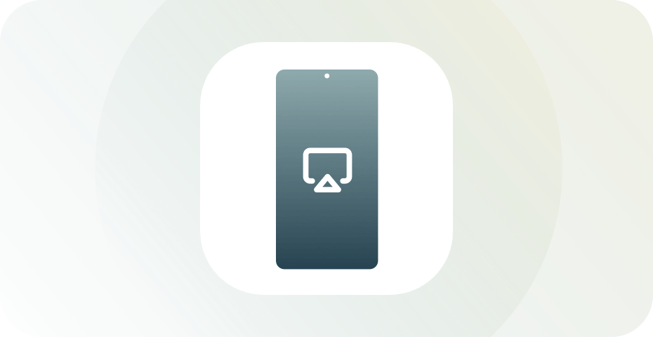 Pencerminan atau Casting ke TV dengan VPN.