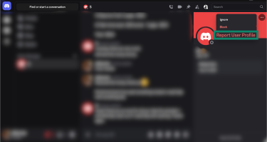 How to report a user on Discord.