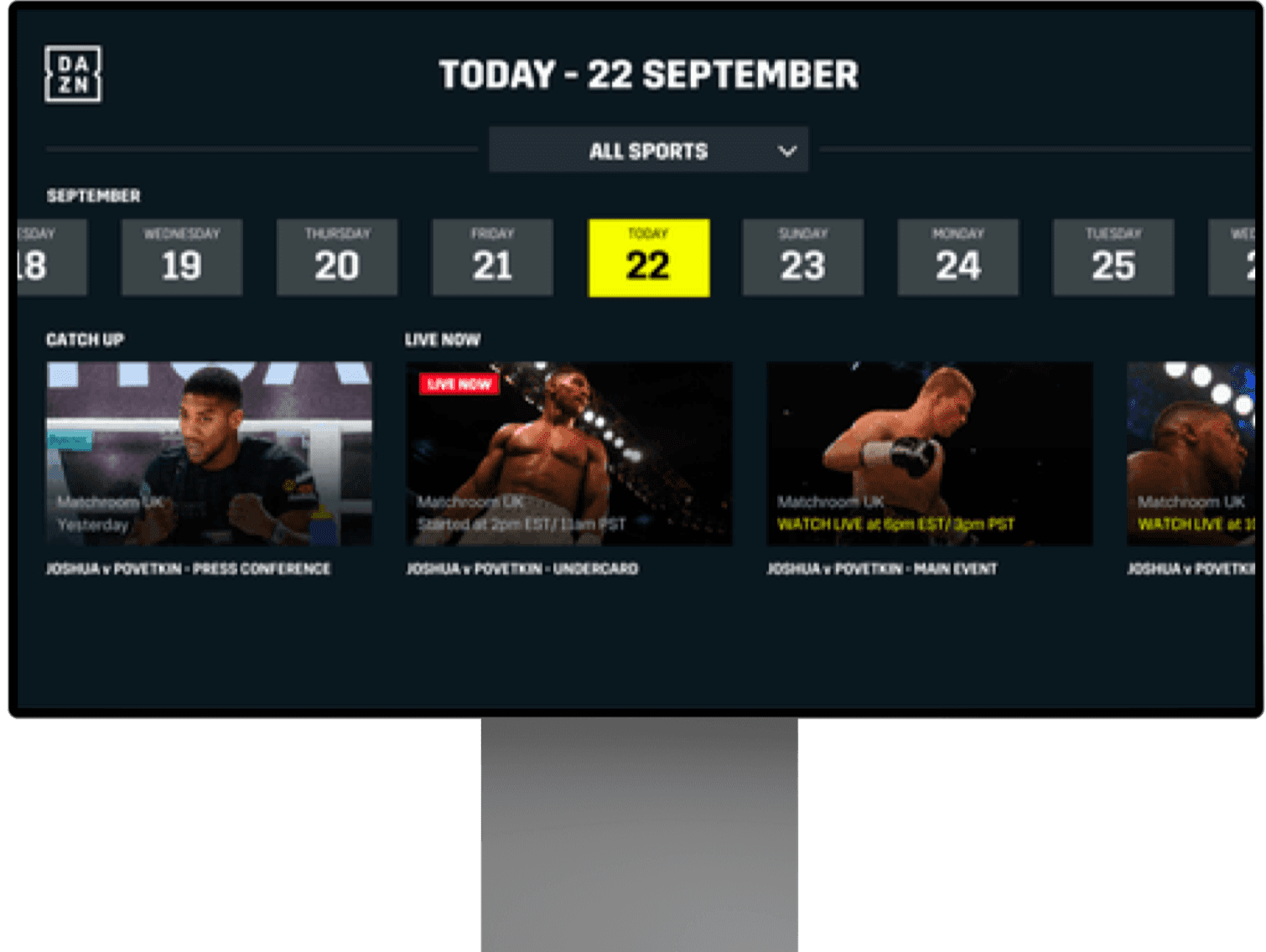 Stream Dazn Live With A Vpn 736fe7ced546adf3e9aaaf7bf541c561