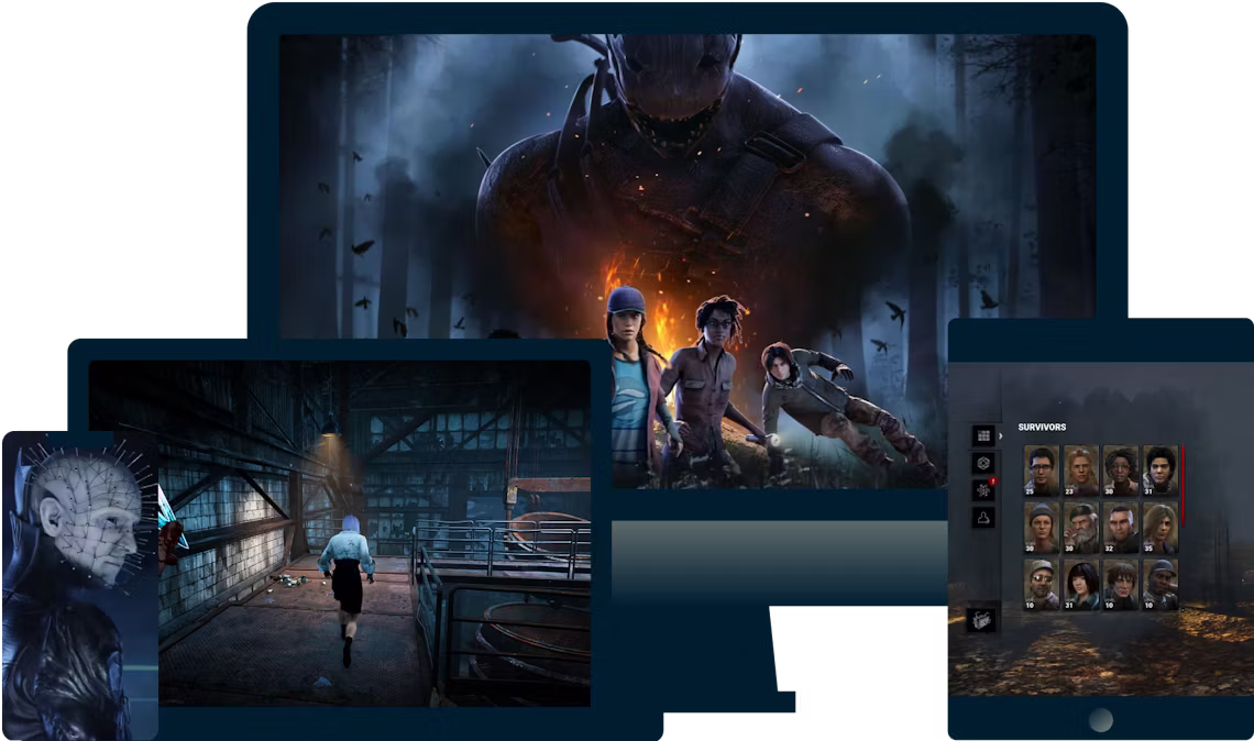 Gameplay von Dead by Daylight auf kompatiblen Geräten