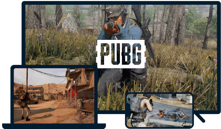 PUBG: Battlegrounds em uma variedade de dispositivos.