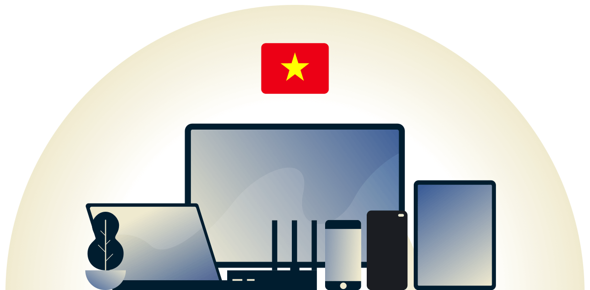 VPN Việt Nam bảo vệ nhiều thiết bị.