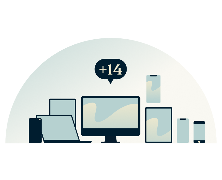 Up To 14 Devices Sky@2x