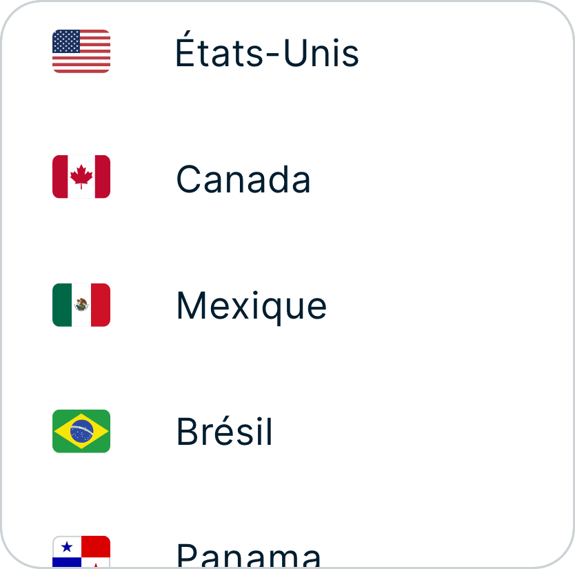Étape 2 de la connexion du VPN sur un téléphone mobile, un ordinateur de bureau et un ordinateur portable.