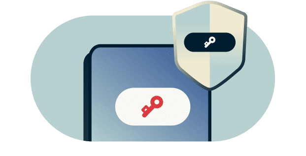 ExpressVPN Keys 로고가 표시된 방패