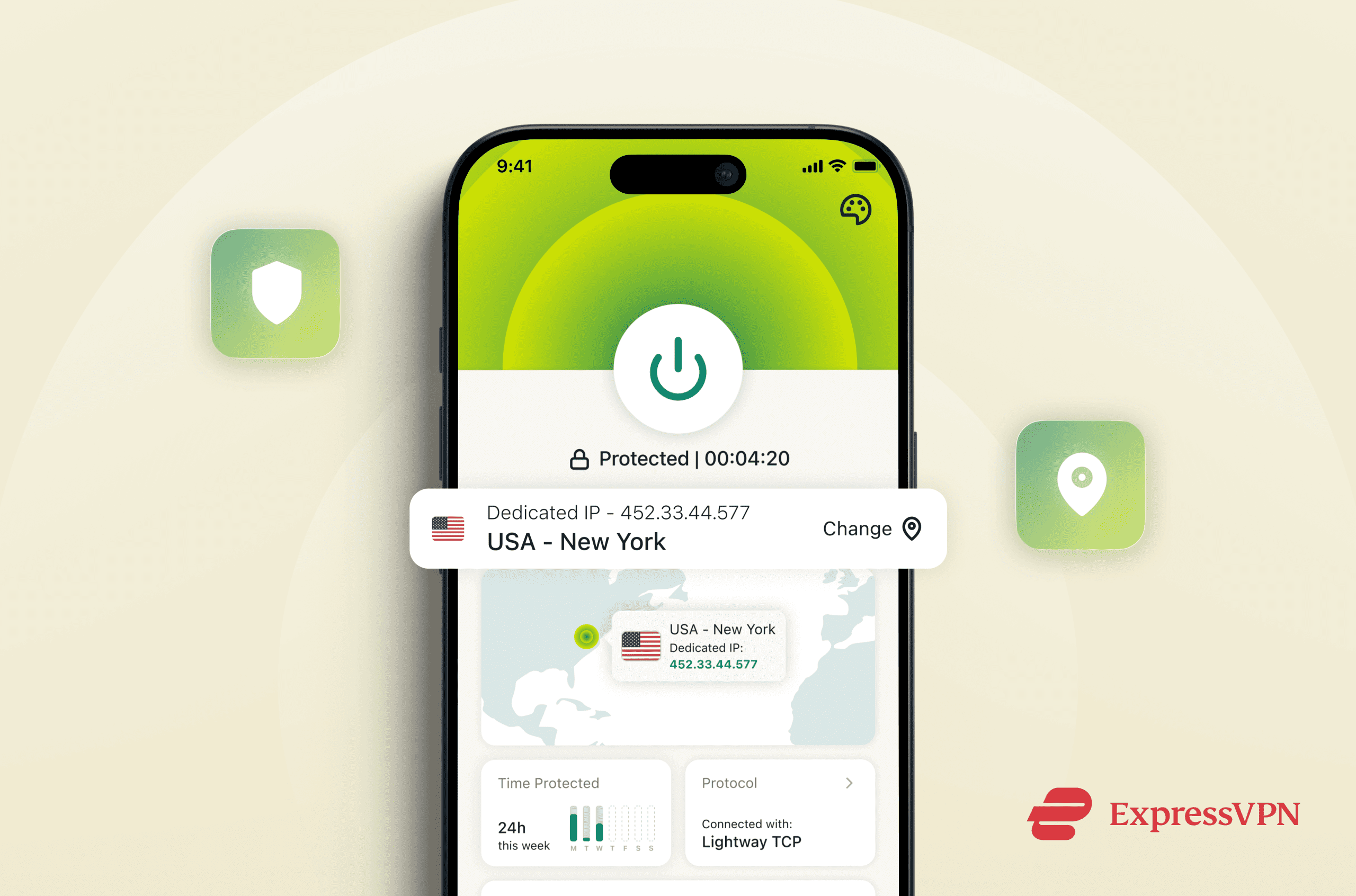 Lifestyle image of ExpressVPN ExpressVPN DedicatedIP.